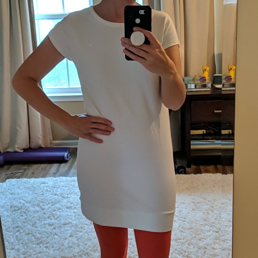 NWOT athleta silky soft open back dress
